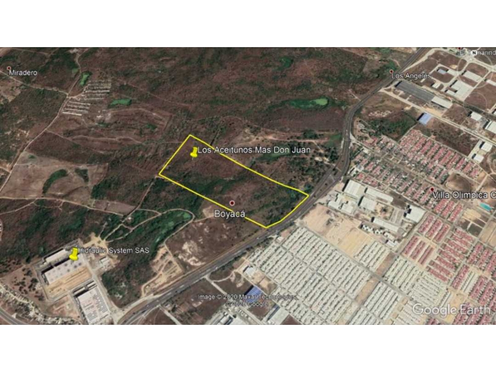 VENDO LOTE EN ZONA INDUSTRIAL DE GALAPA 12 hectáreas